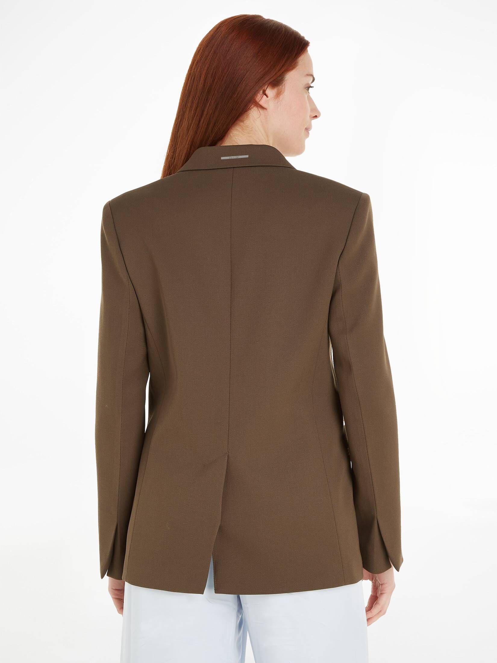 CALVIN KLEIN| Damen Blazer mit Wolle