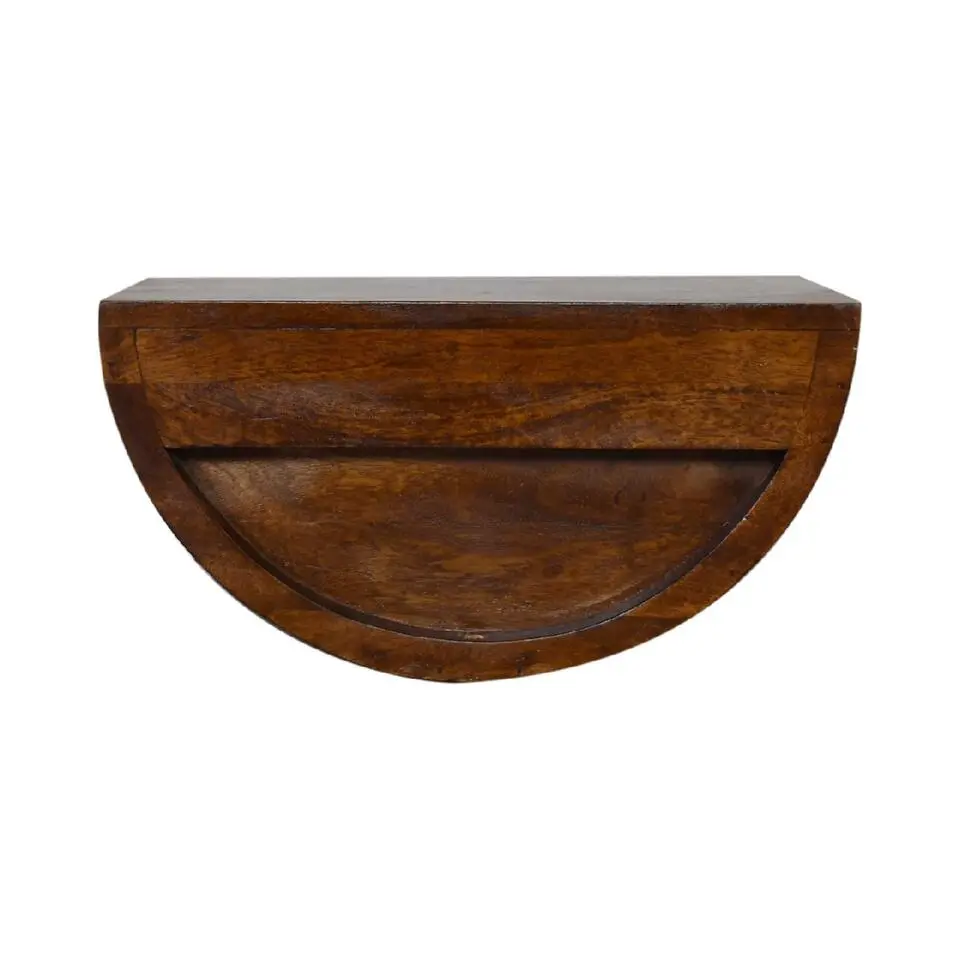 Artisan Furniture Massief Houten Halve Maan Nachtkastje