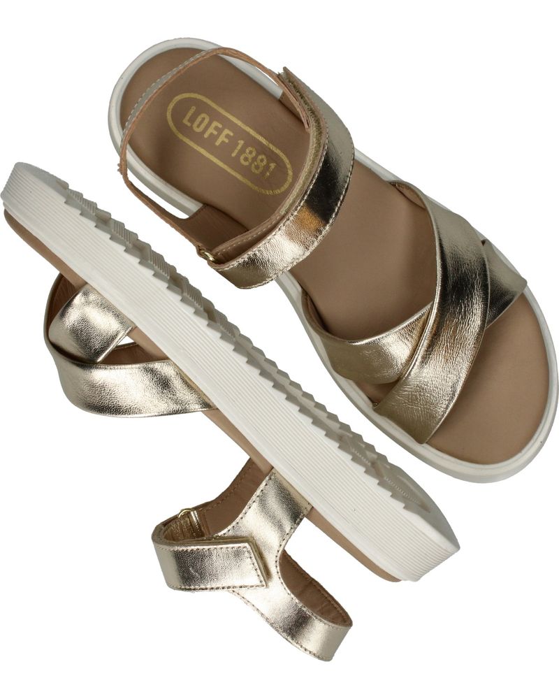 LOFF 1881 Sandalen Goud Dames
