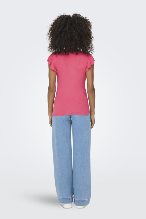 Only roze dames t-shirt