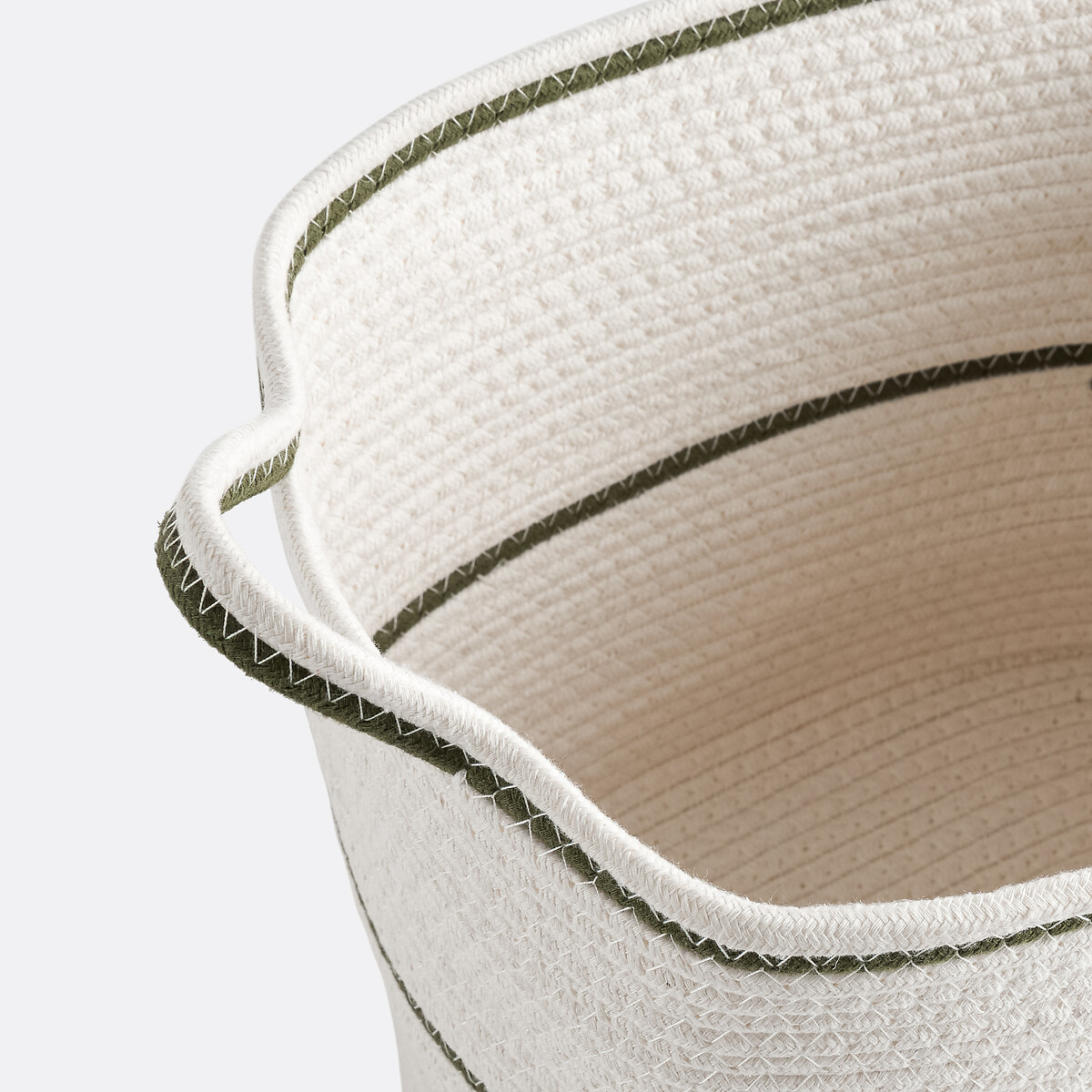 LA REDOUTE INTERIEURS<br>Conjunto de 3 cestos retangulares de algodão, Kesia