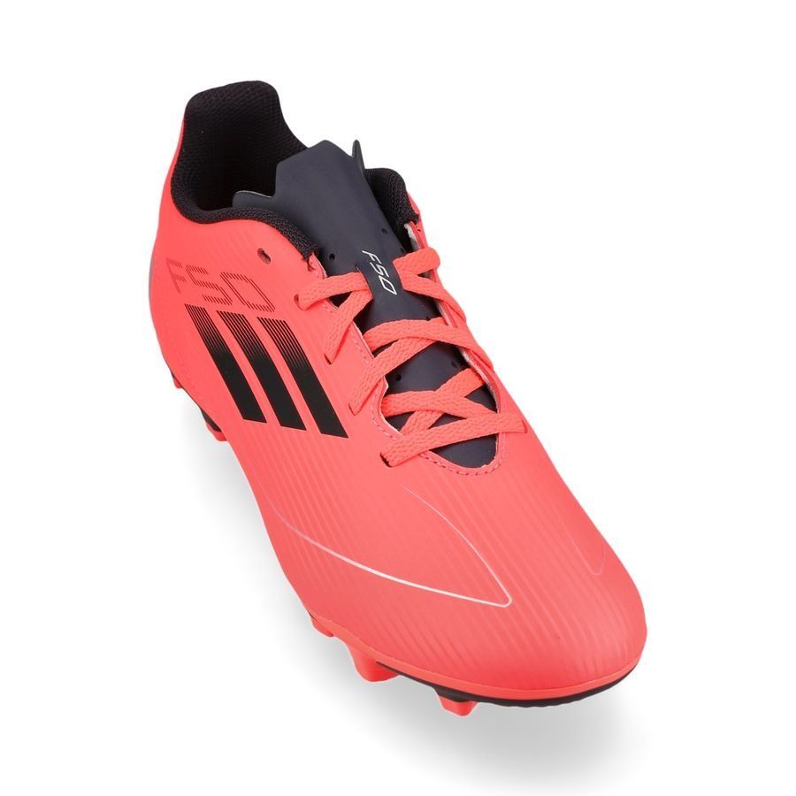 adidas F50 Club FxG Vivid Horizon - Turbo/Aurora Black/Argenté Enfant