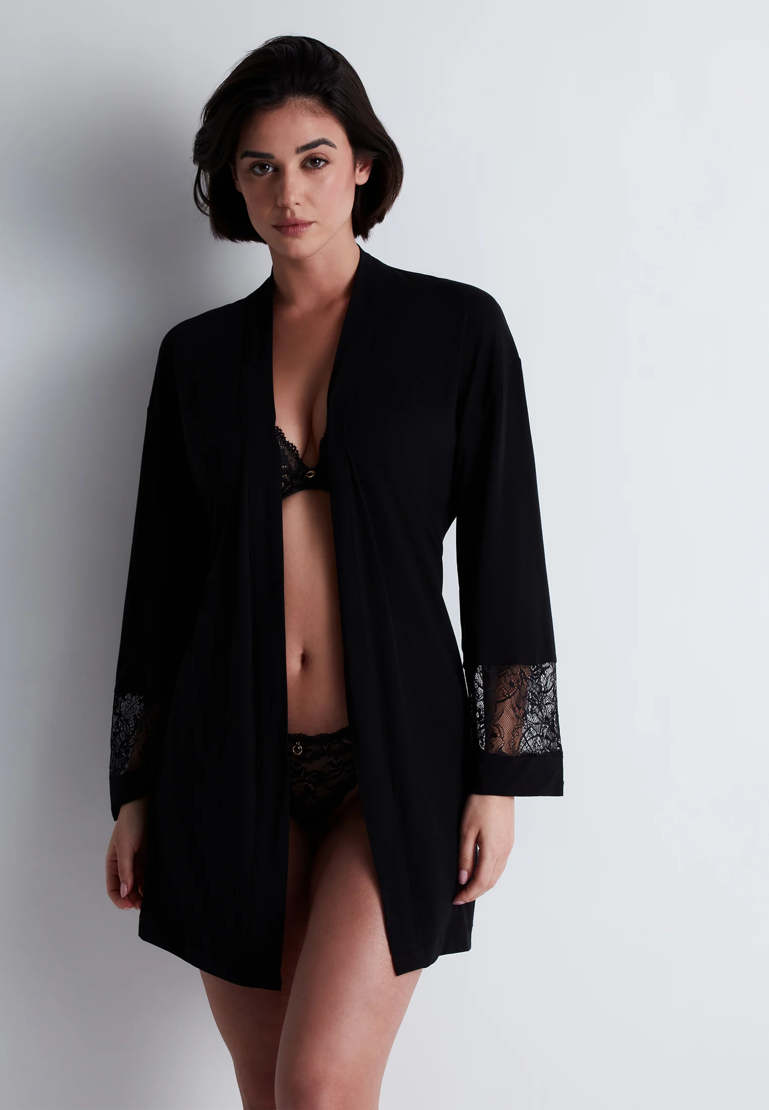 LAZY DAYS - Kimono | Noir