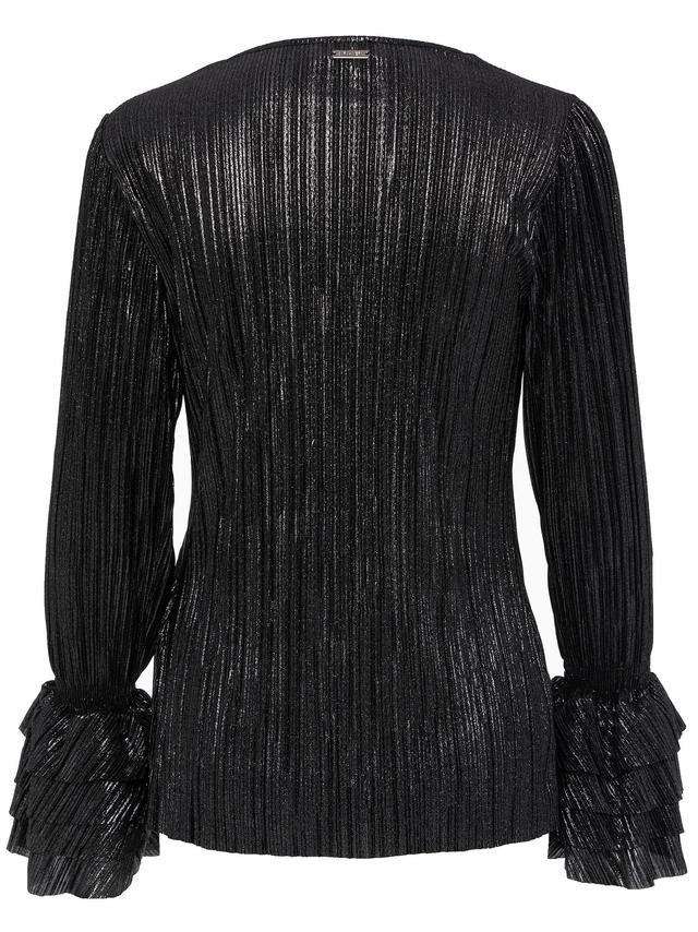 Bluse mit Plissee