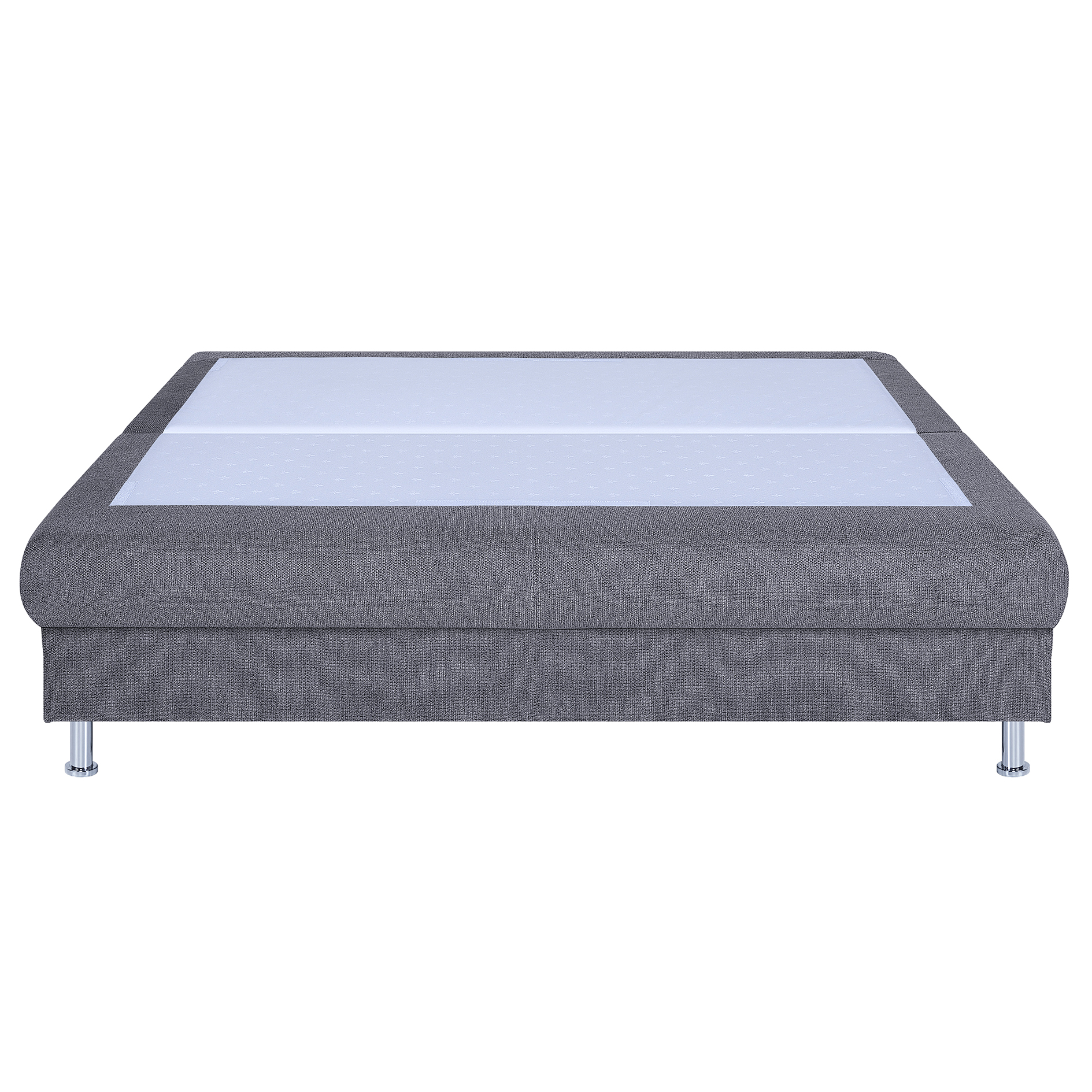 Schlafsofa - mocca - Staukasten - integrierter Topper