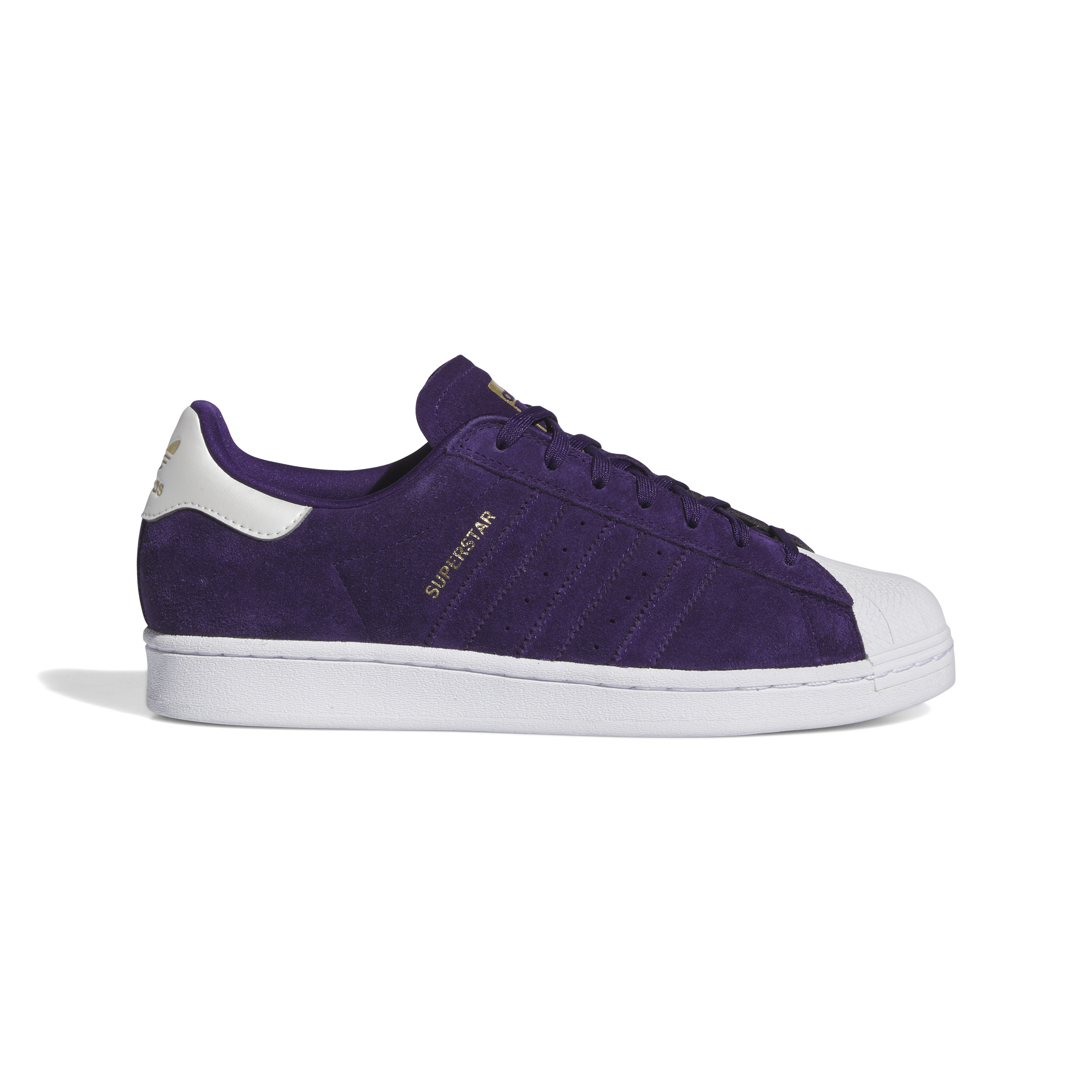 Adidas Skateboarding Superstar ADV Purple White Gold Metallic 6.5 US / 39.5 EU