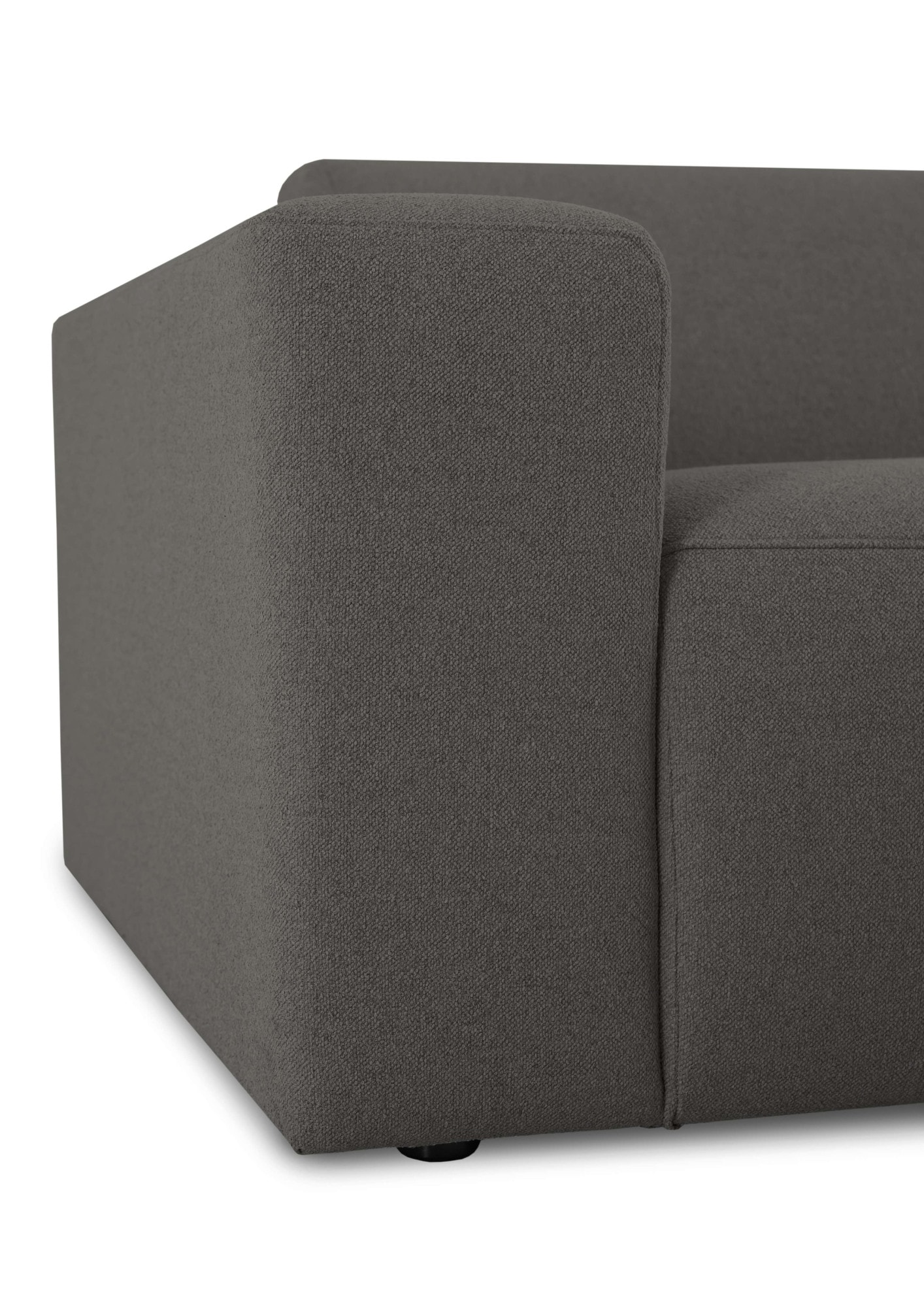 GOODproduct Ecksofa »Koa,228cm, L-Form, Modulsofa, Webstoff, Cord, Struktur, Chenille« Designsofa, Set, Hocker inklusive, weicher Lounge-Sitzkomfort
