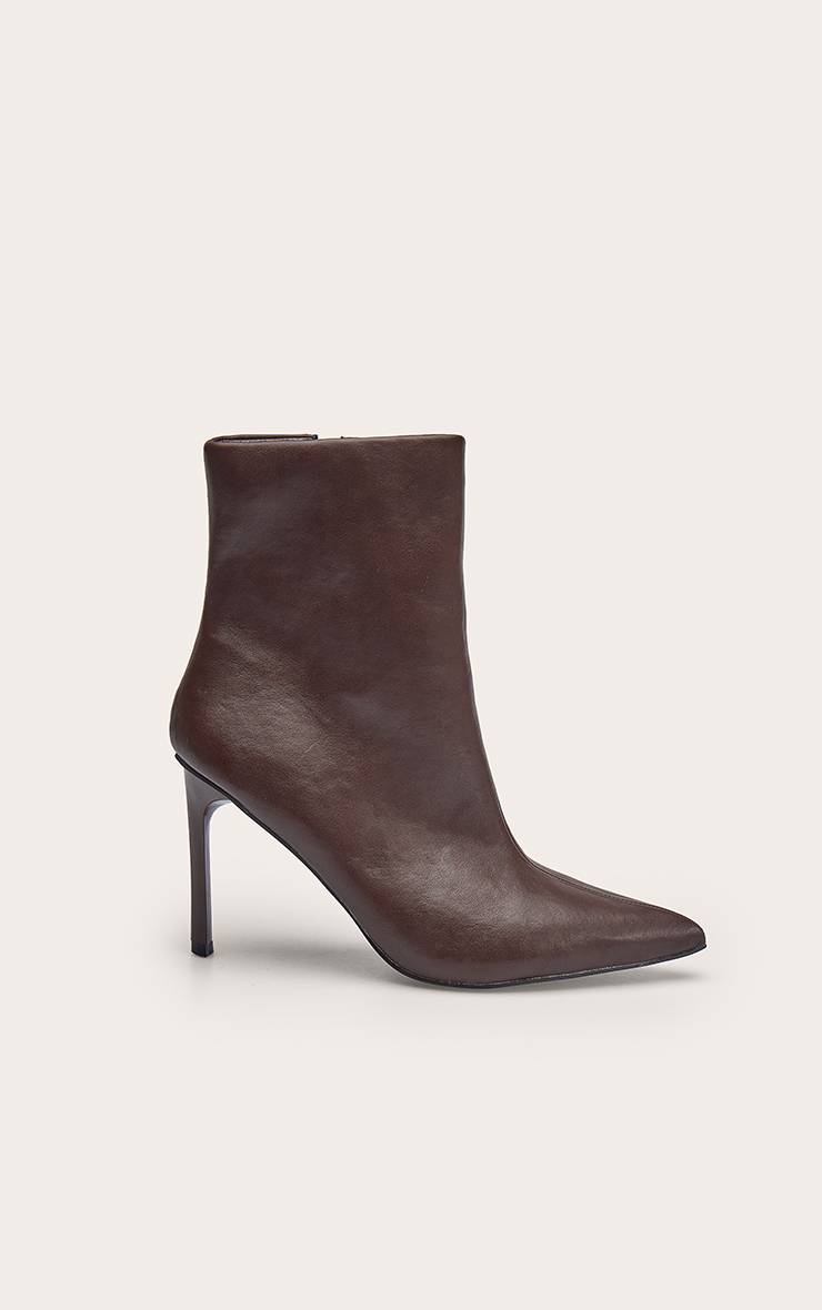 Chocolat Bottines À Talons Hauts