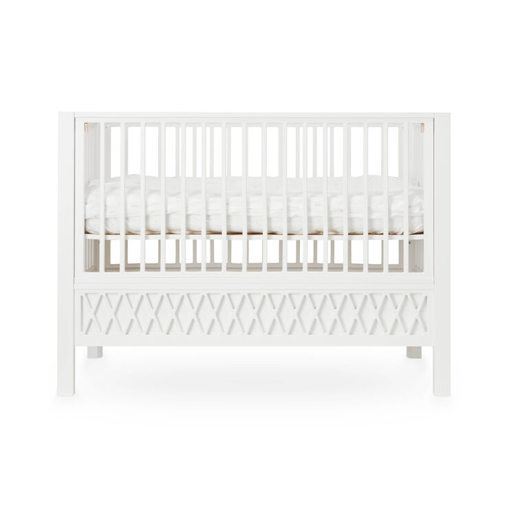 Cam Cam Copenhagen Harlequin Baby Bed 60x120 cm White