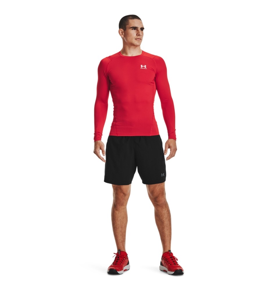 Camiseta de manga comprida Under Armour HeatGear Armour, vermelha
