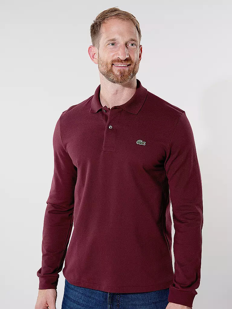 LACOSTE Poloshirt Classic Fit L1312 dunkelrot