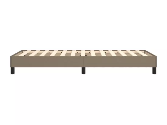 Sommier à lattes de lit Taupe 100x200 cm Tissu