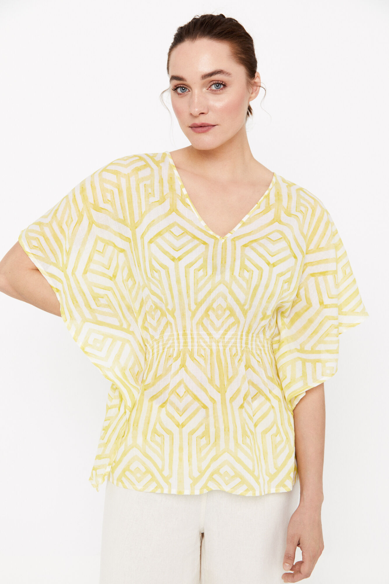 Blusa estampada - Estampa verde
