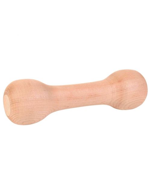 Trixie Apporteerblok Hout Rond - Hondenspeelgoed