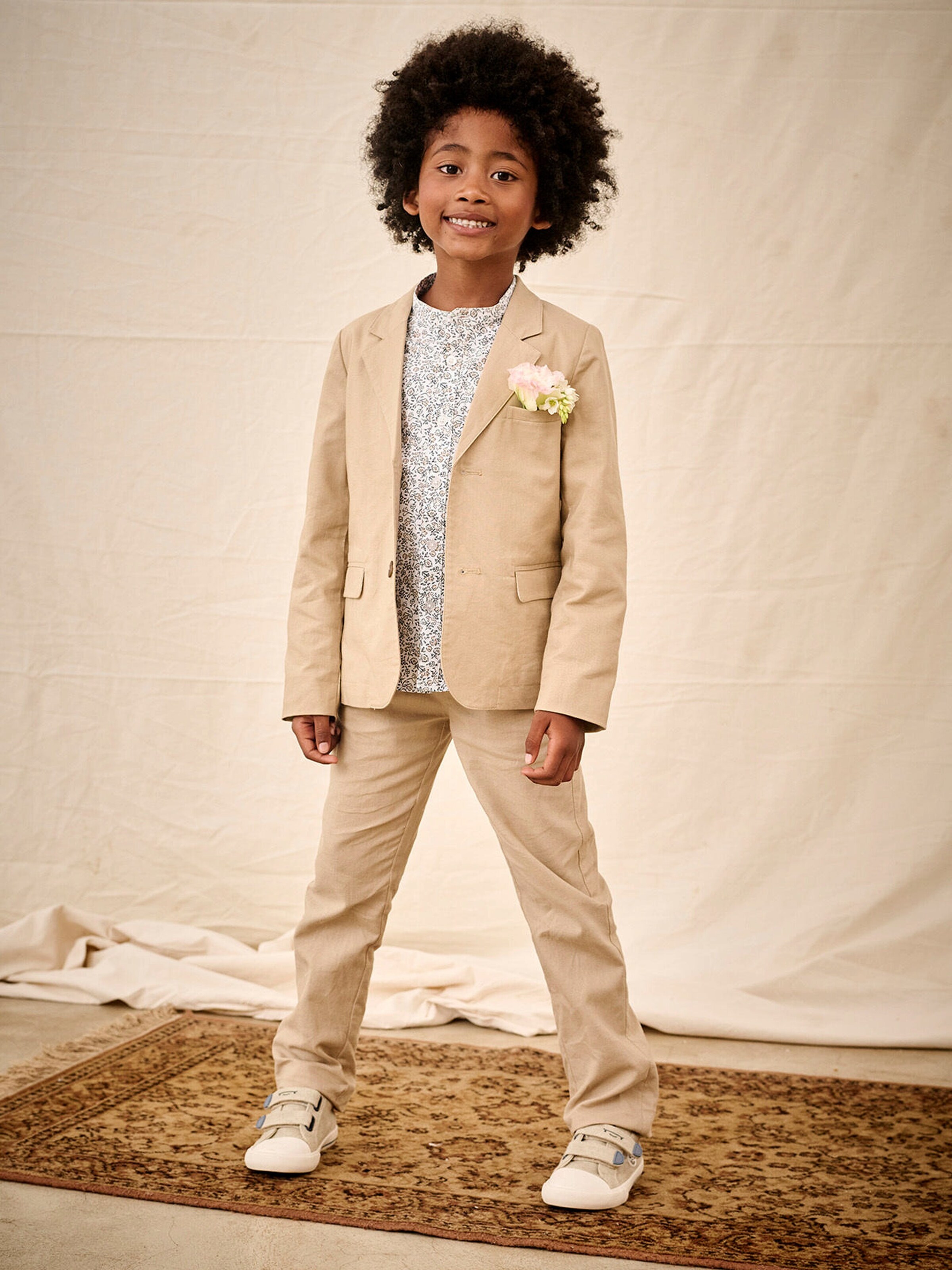 Vertbaudet Festliches Jungen Sakko beige