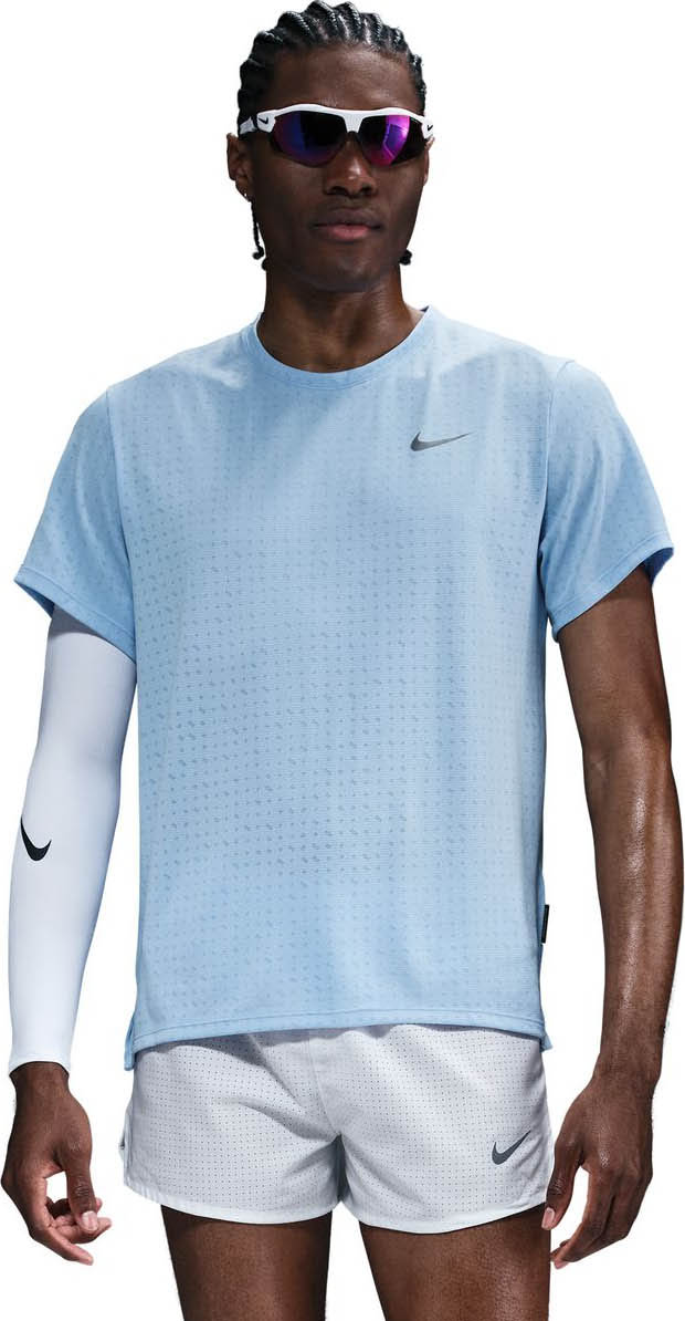 Dri-FIT Breathe Miler SS Tee Herre 422/Psychic Blue/Reflective Silver