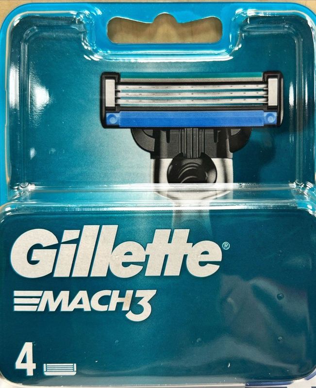 Gillette Scheermesjes Mach3 4 Stuks