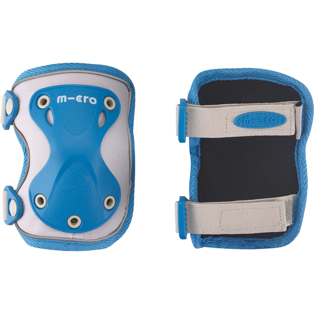 Køb Micro Knæ- Og Albuebeskyttere - Reflective Blue S