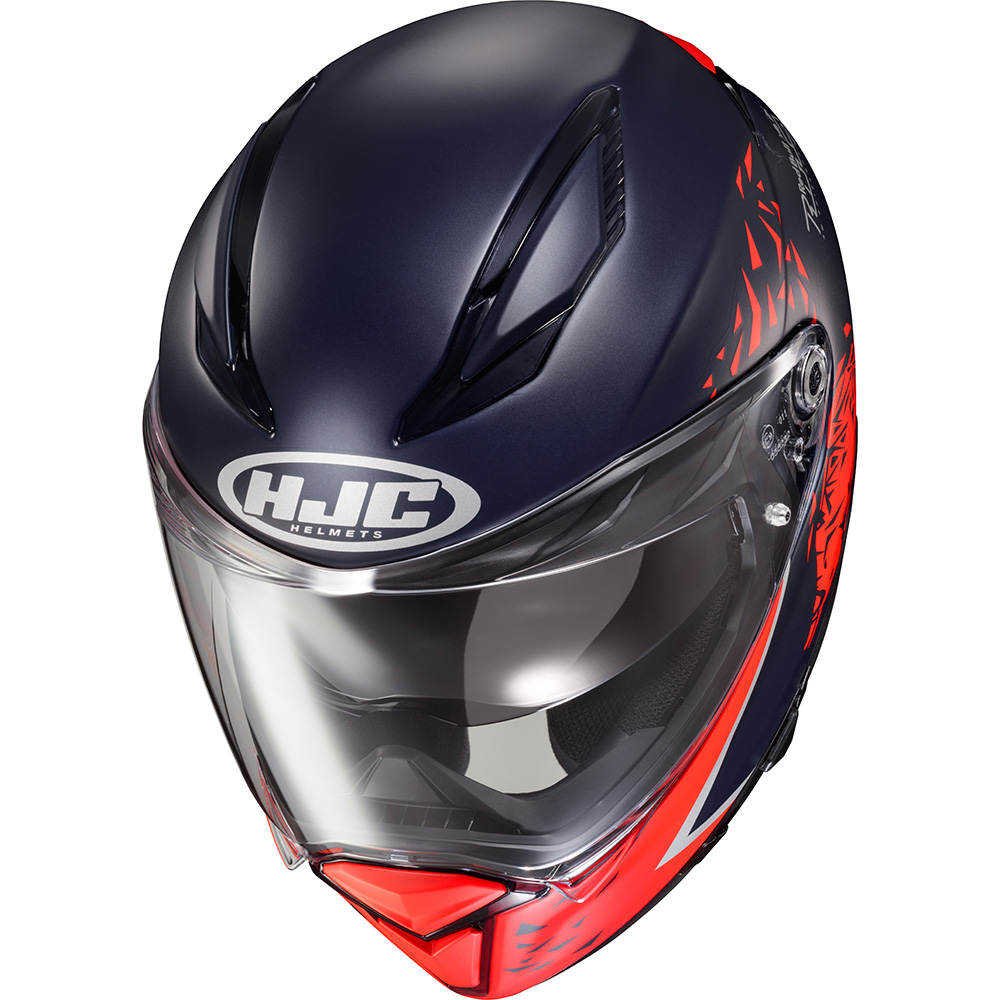 HJC - Casque F70 Spielberg Red Bull Ring MC21SF / Bleu Mat / Rouge