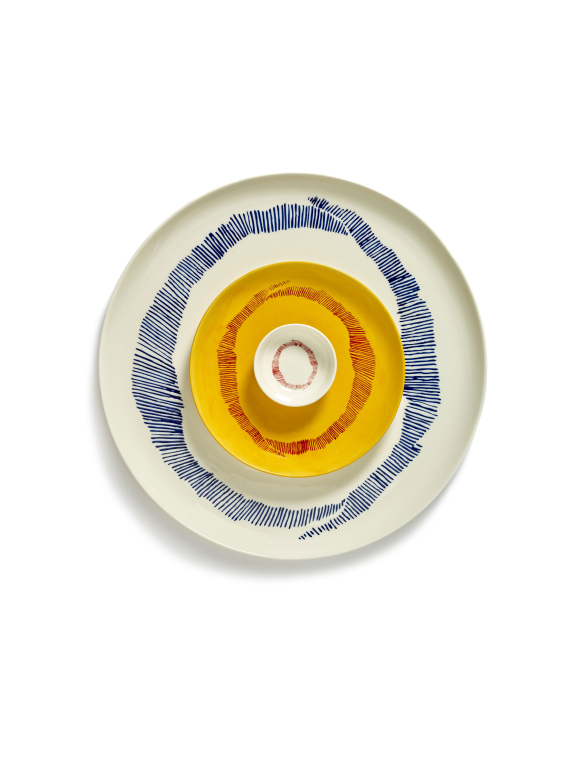 Serax Feast by Ottolenghi schaaltje Ø7,5 set van 8 White/Black Pepper