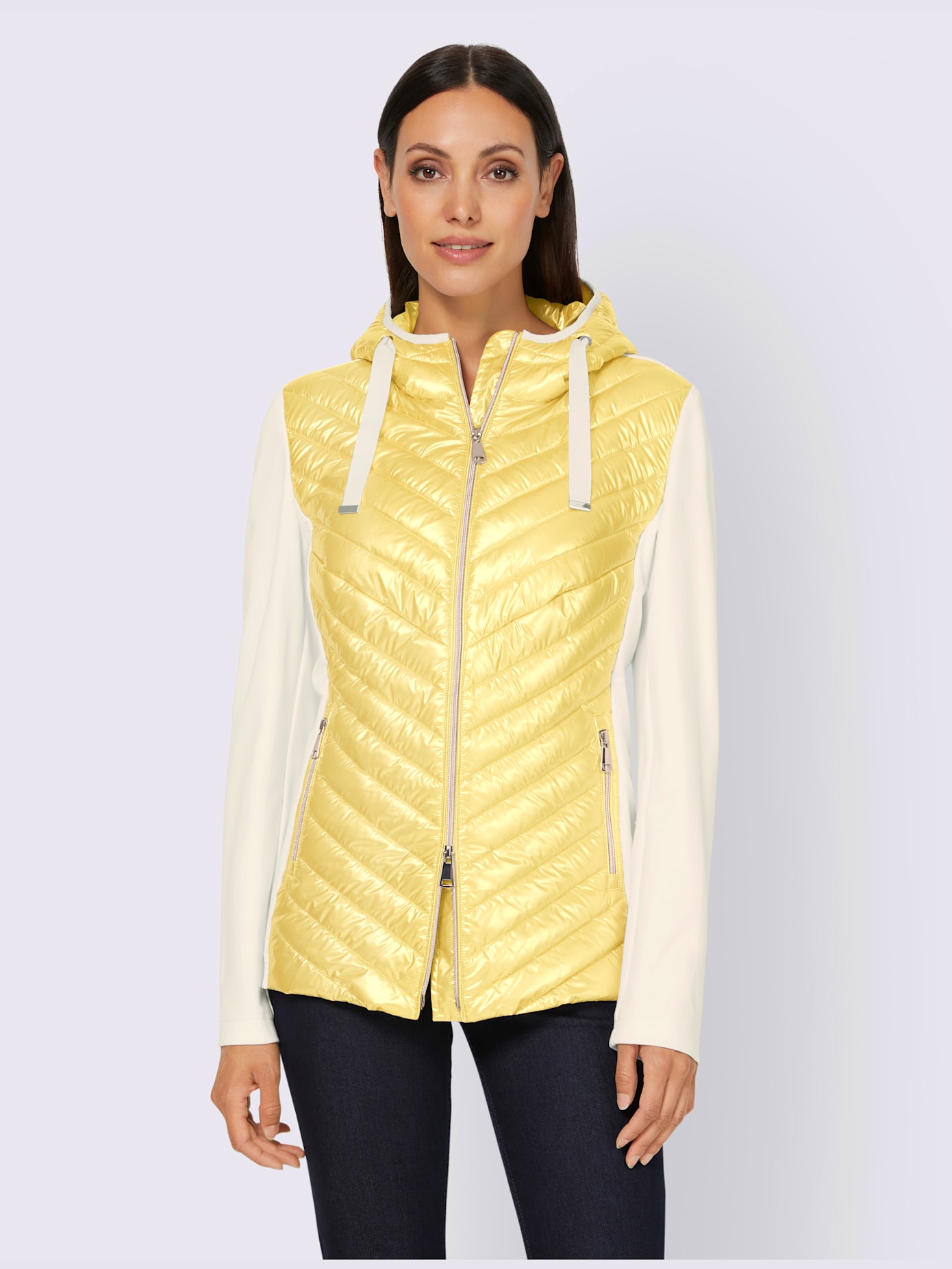 Veste à la brillance métallisée