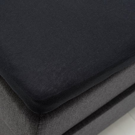 Hoeslaken Comfort Stretch - Topper - Zwart