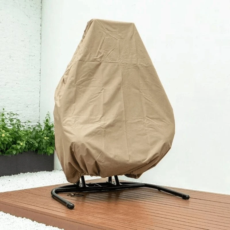 2022 Patio Wicker Swing Chair With Stand Rain Cover Included