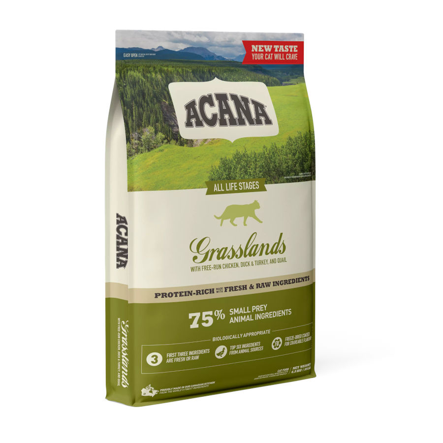1,8 kg de ração para gatos Acana Grasslands