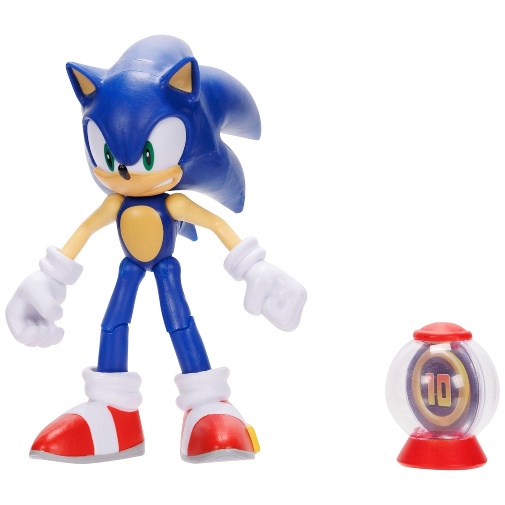 Sonic the Hedgehog 10cm Figur mit Superring-Artikelbox