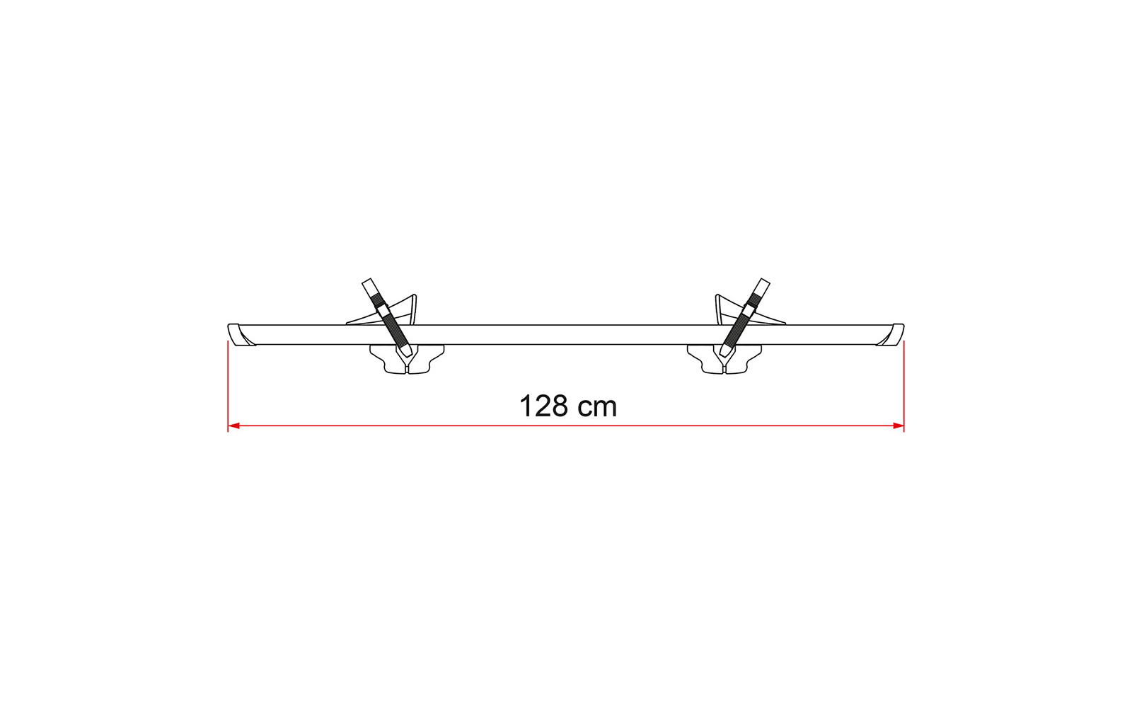 Fiamma Rail Premium S 128 cm