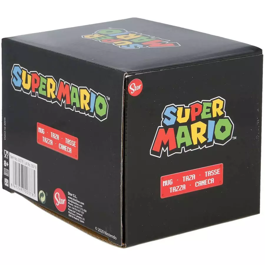 Stor Kinderbecher Pilz Super Mario 380 ml weiß