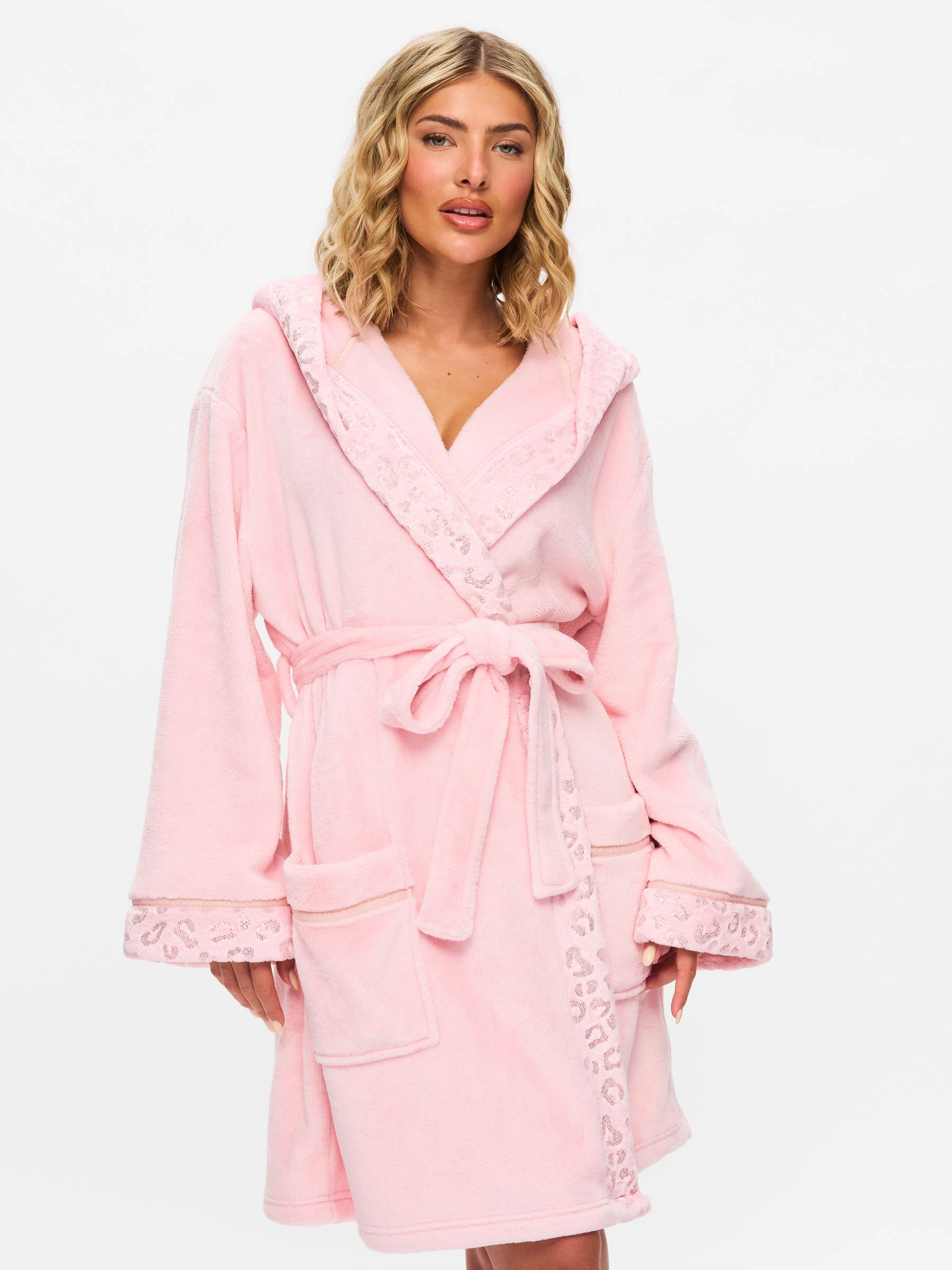 Roze - Ann Summers Signature Sparkle Fluffy Robe
