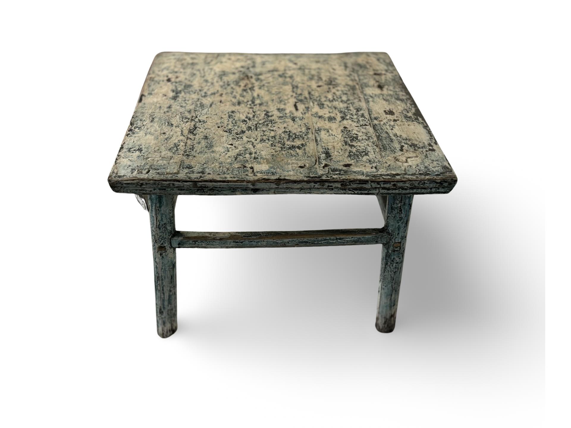 Bijzettafel aqua vierkant