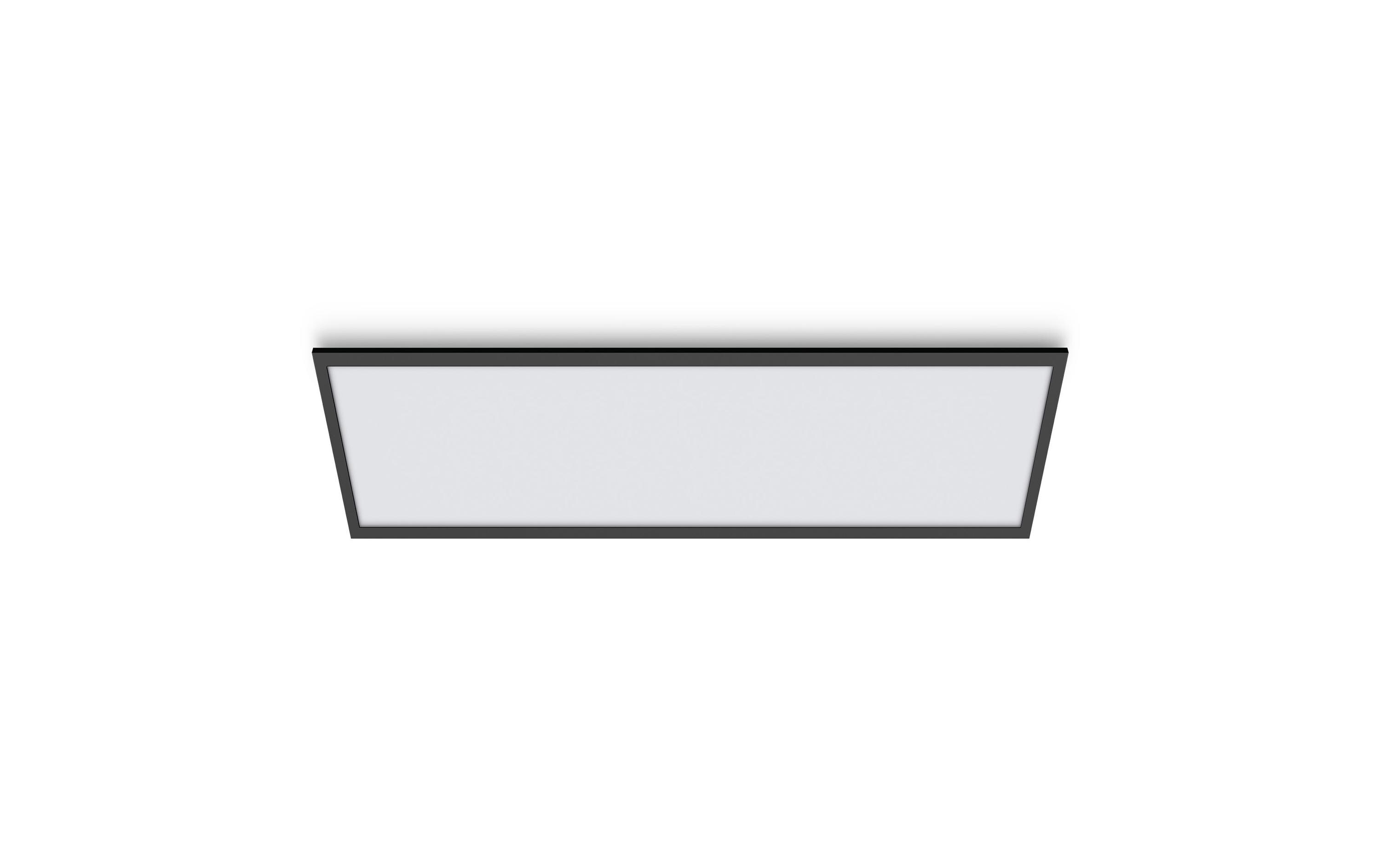 Panel Tunable White Deckenleuchte Rechteckig Schwarz 3400 lm<br>LED Panelleuchte, steuerbar über Matter, WLAN