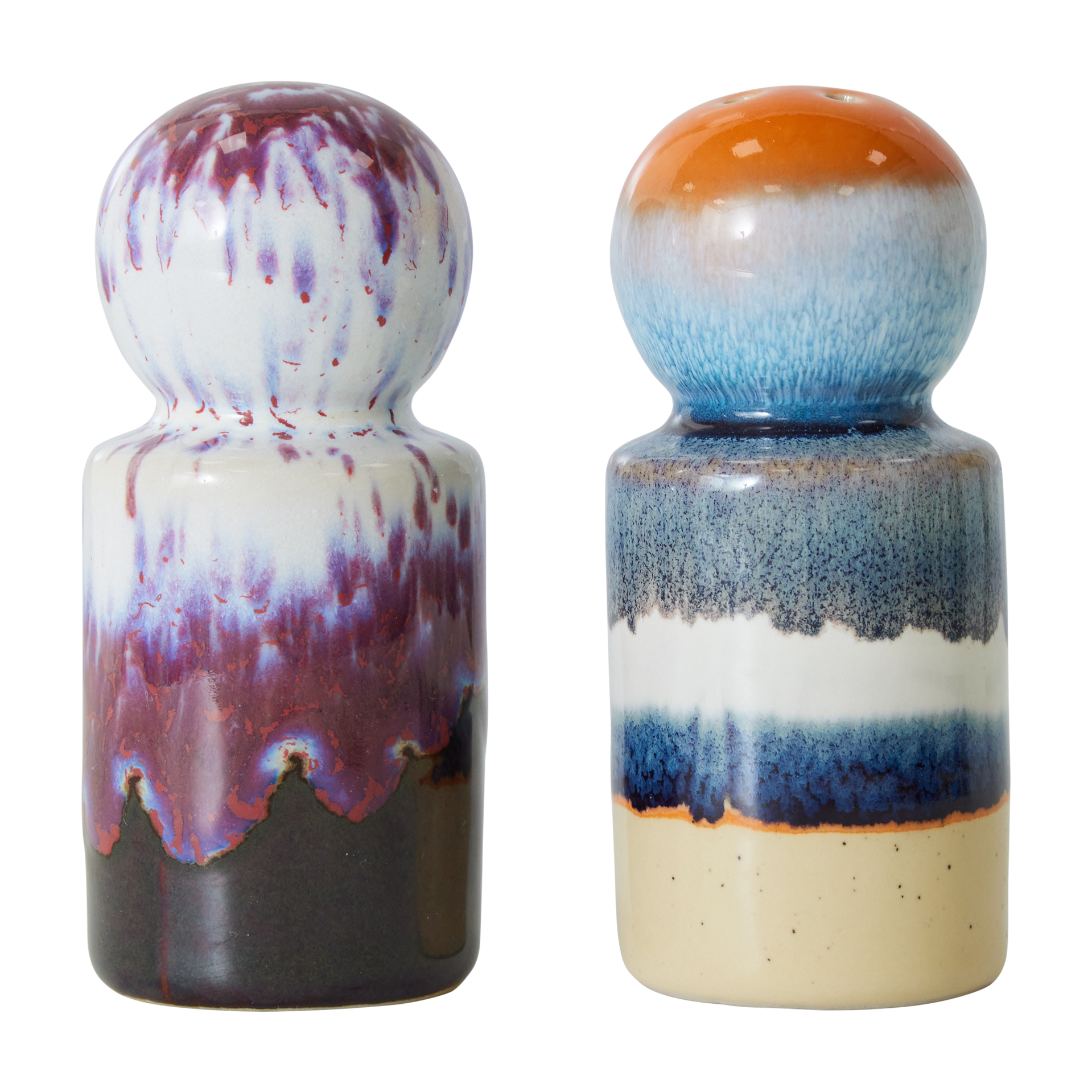Servies 70's Ceramics zout - en peperstel mstargaze