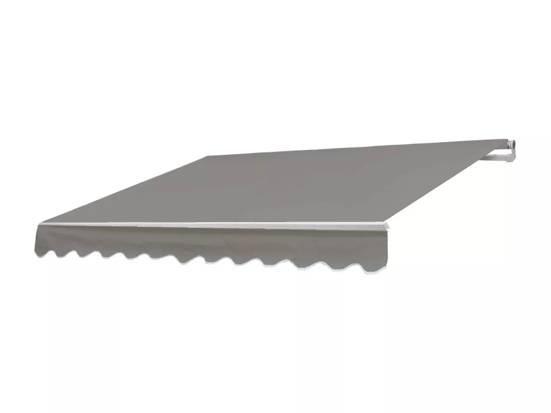 Store bannes auvent en aluminium grise 22 x 19 x 406 cm 04_0005772