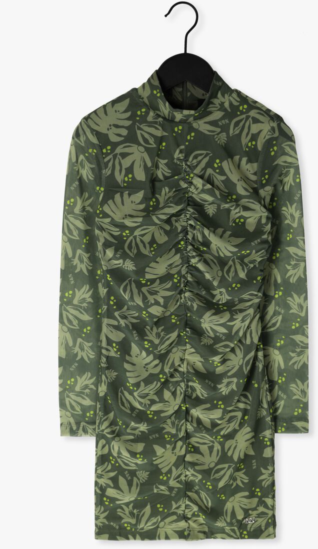 NIK & NIK groene nik & nik mini jurk nn mesh dress
