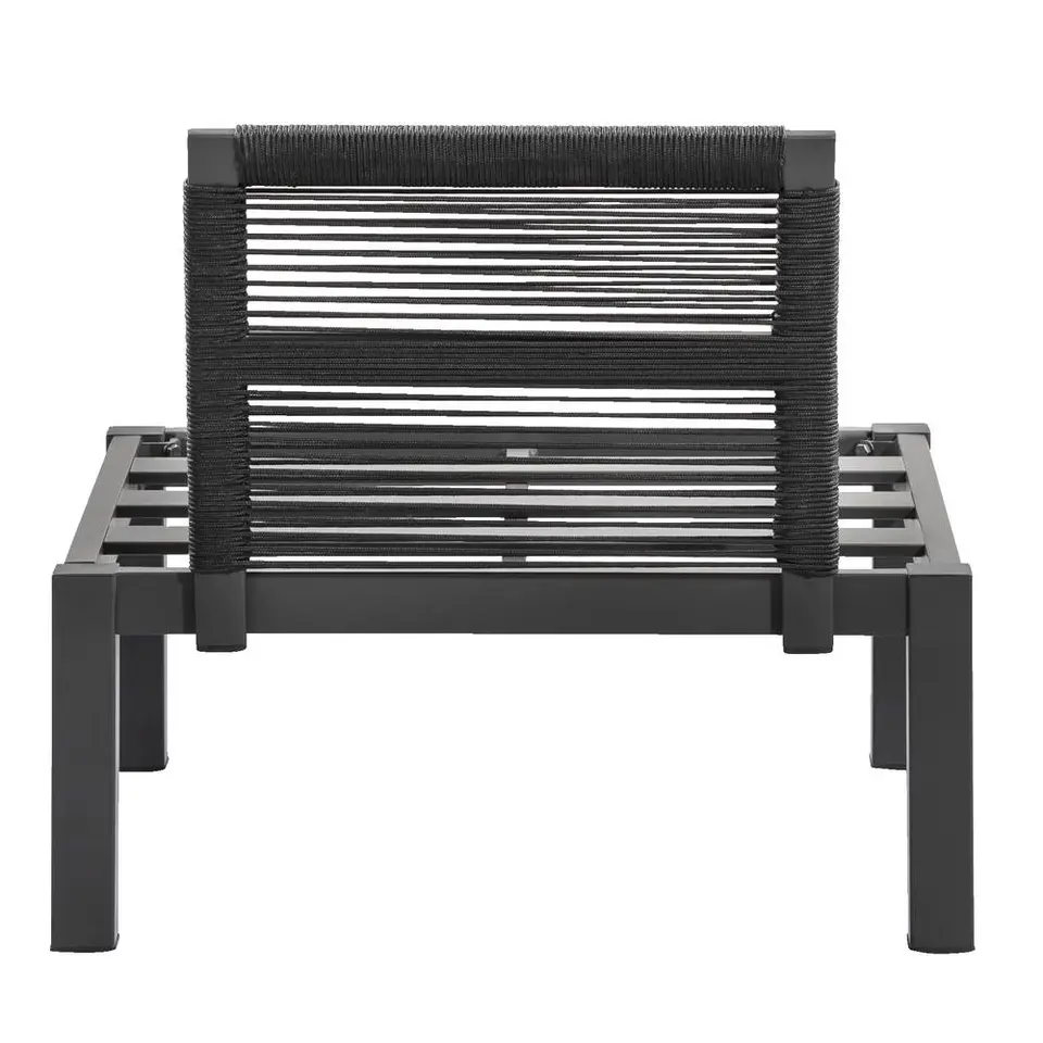 Loungestoel middenelement Ardeche - grijs - 78x72x66 cm