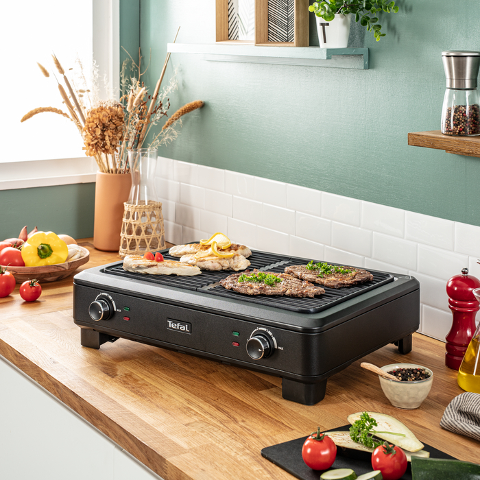 Barbecue d'intérieur à fumée réduite