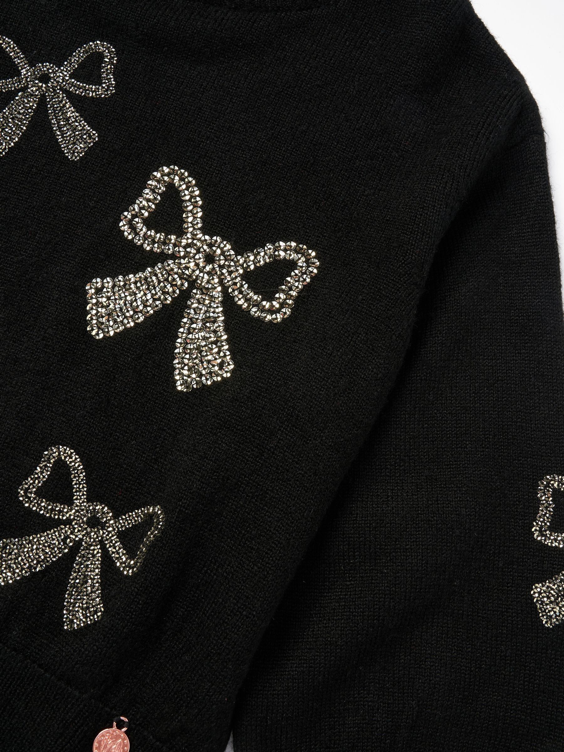 Angel & Rocket Anna Sequin Bow Jumper