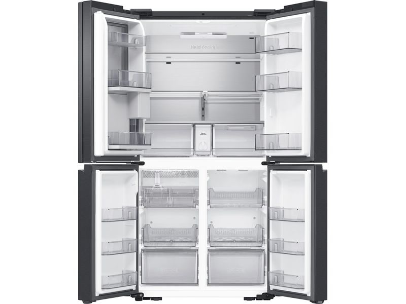 Samsung Foodcenter RF9000D French Door AI Family Hub Anthra Side by Side Kühl- und Gefrierteil