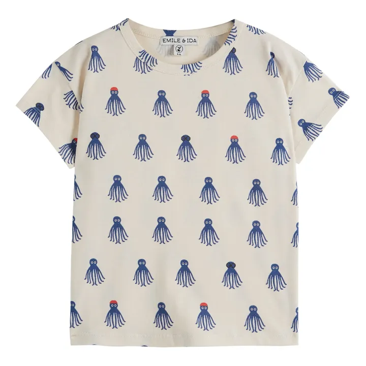 Emile et Ida T-shirt Octopus | Bleu
