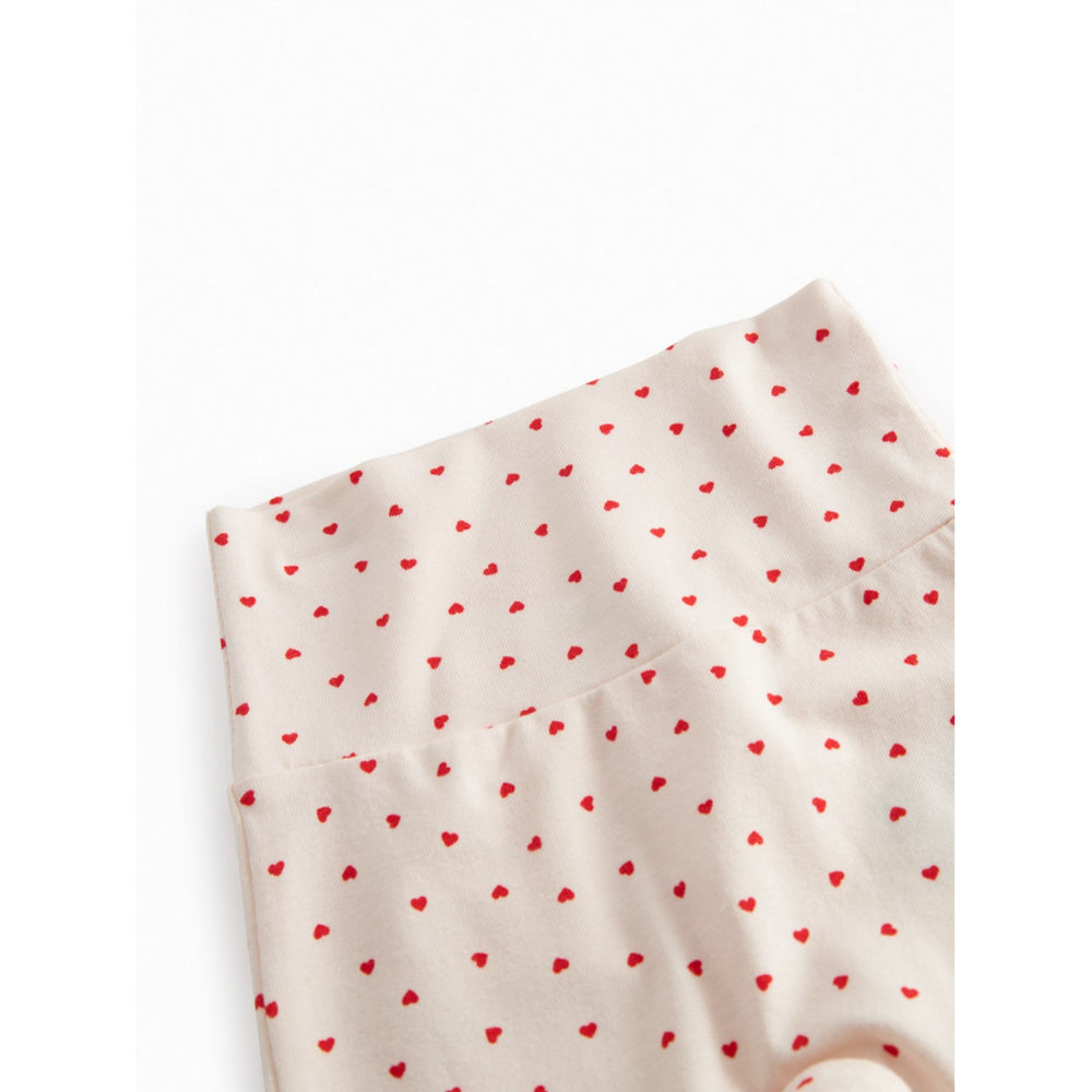 Køb MarMar Newborn Modal Smooth Print Happy Hearts Piva Bukser