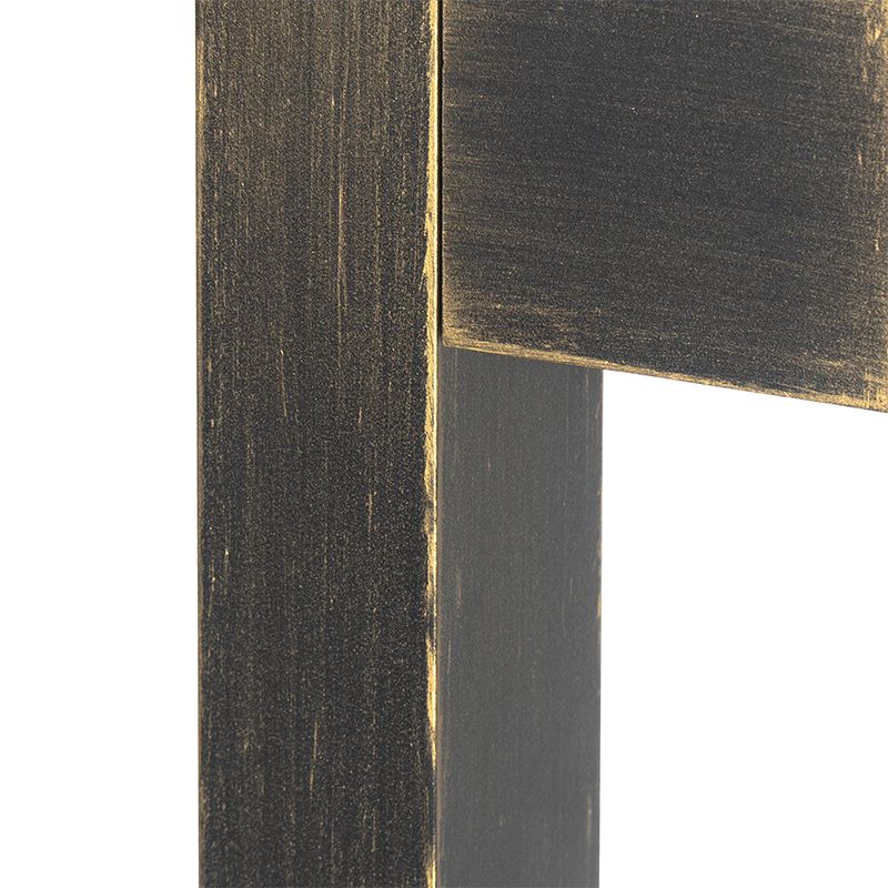 Buitenlamp antiek goud met grondpin en kabelmof 65cm IP44 - Baleno