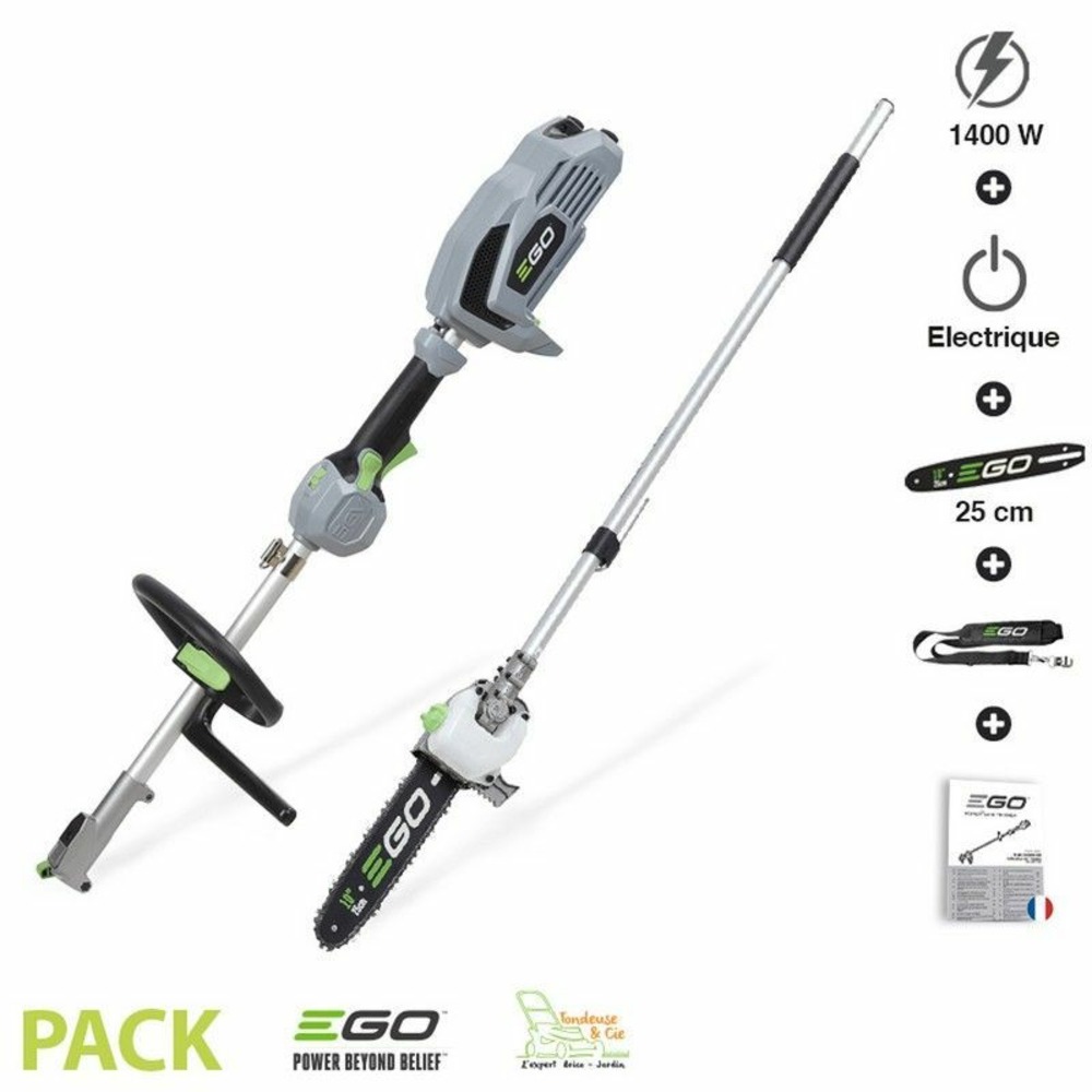 Pack multifonction élagueuse sur perche sans fil guide oregon 25cm ego power+