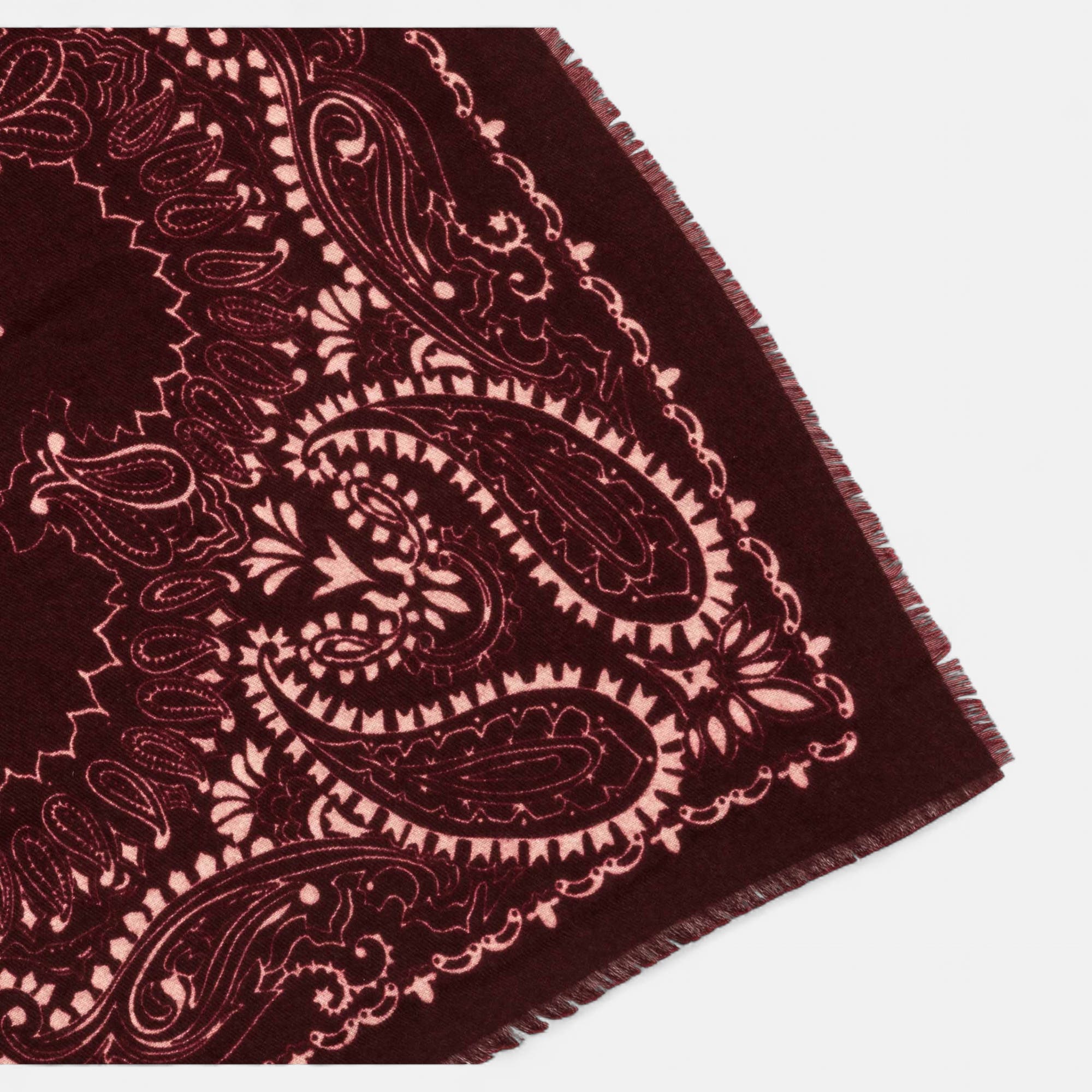 Foulard bordeaux