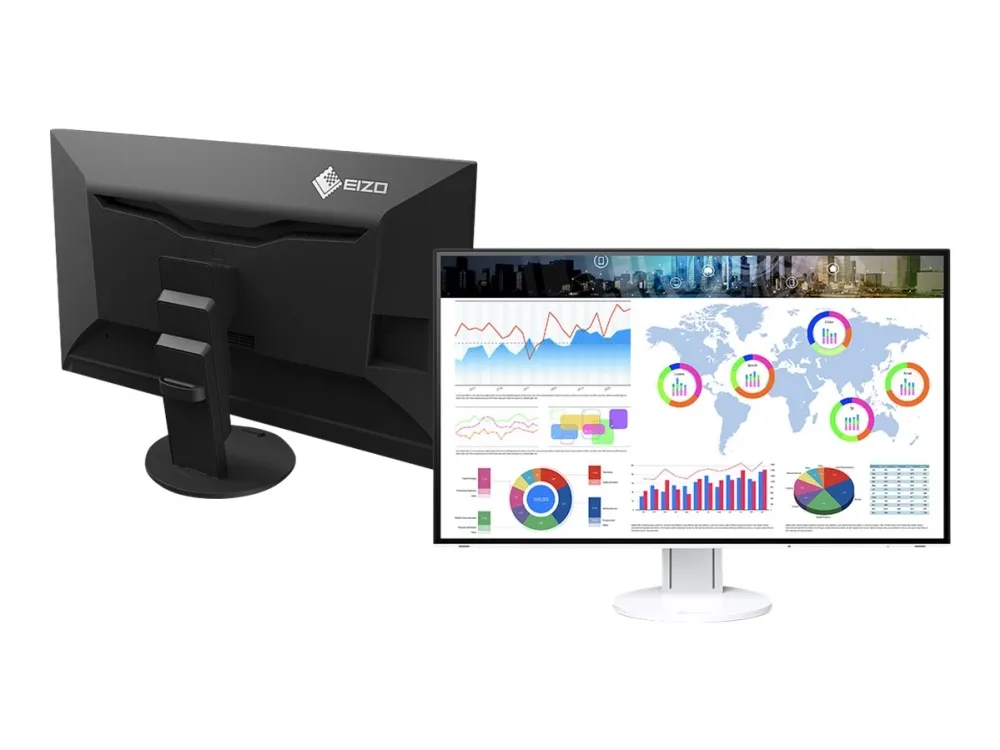 [OUTLET] - EIZO FlexScan EV3285-BK - Med FlexStand - LED-skærm - 31.5