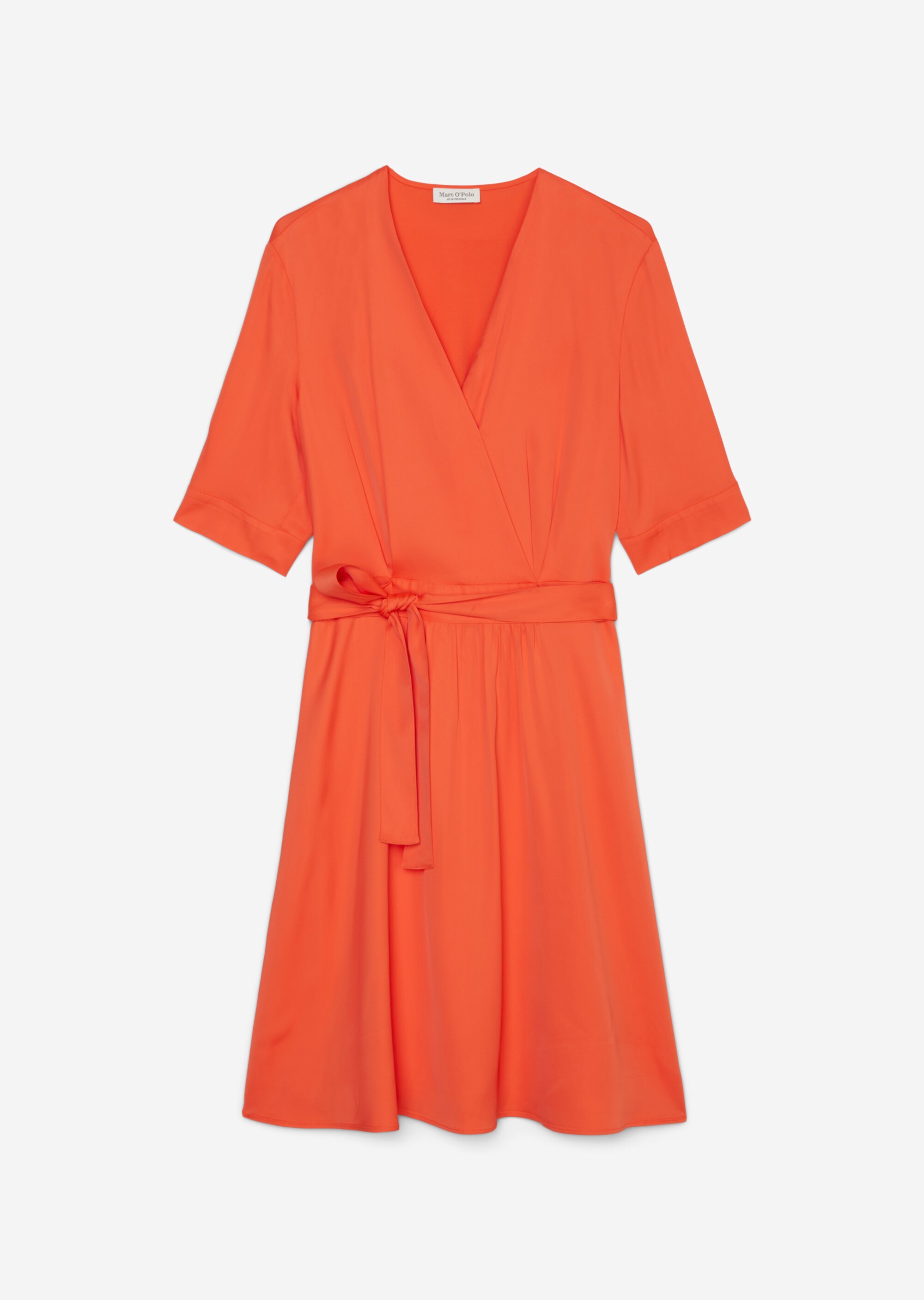 Wickelkleid relaxedaus Viskose-Satin
