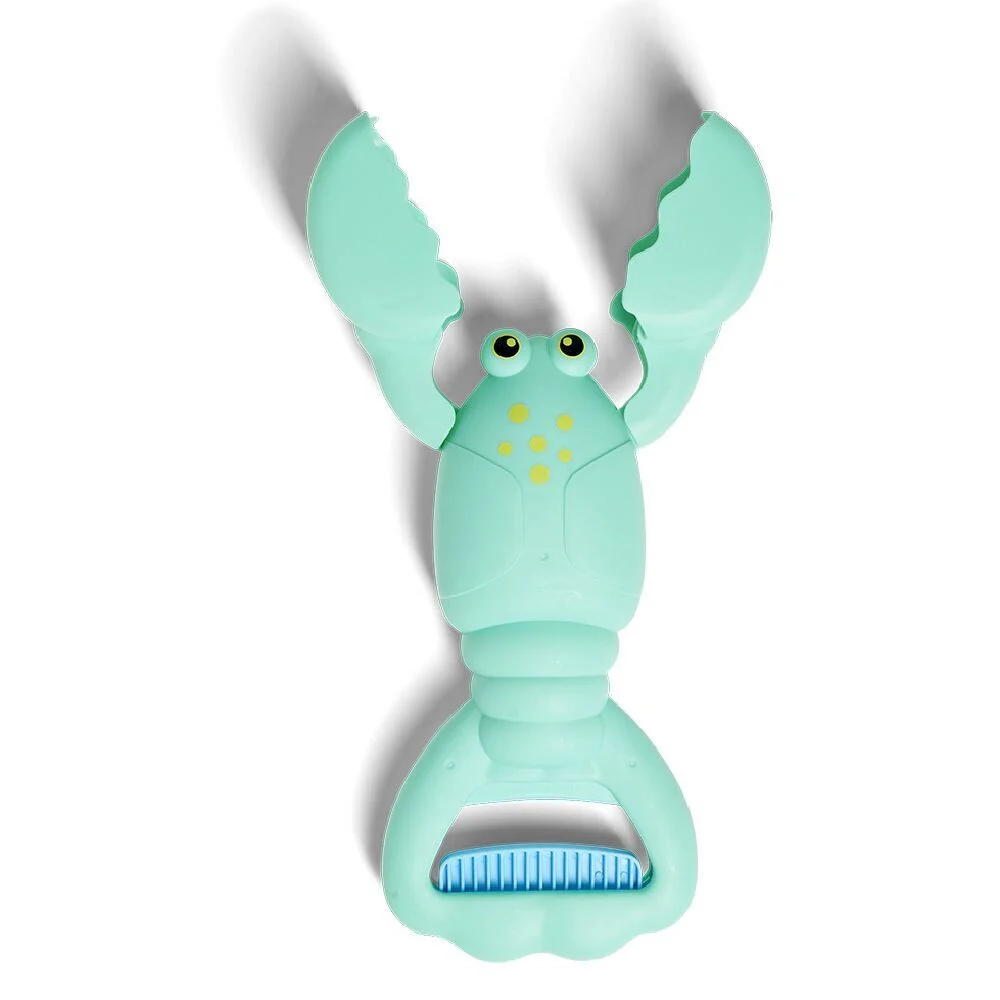 Attrape crabe de plage bleu