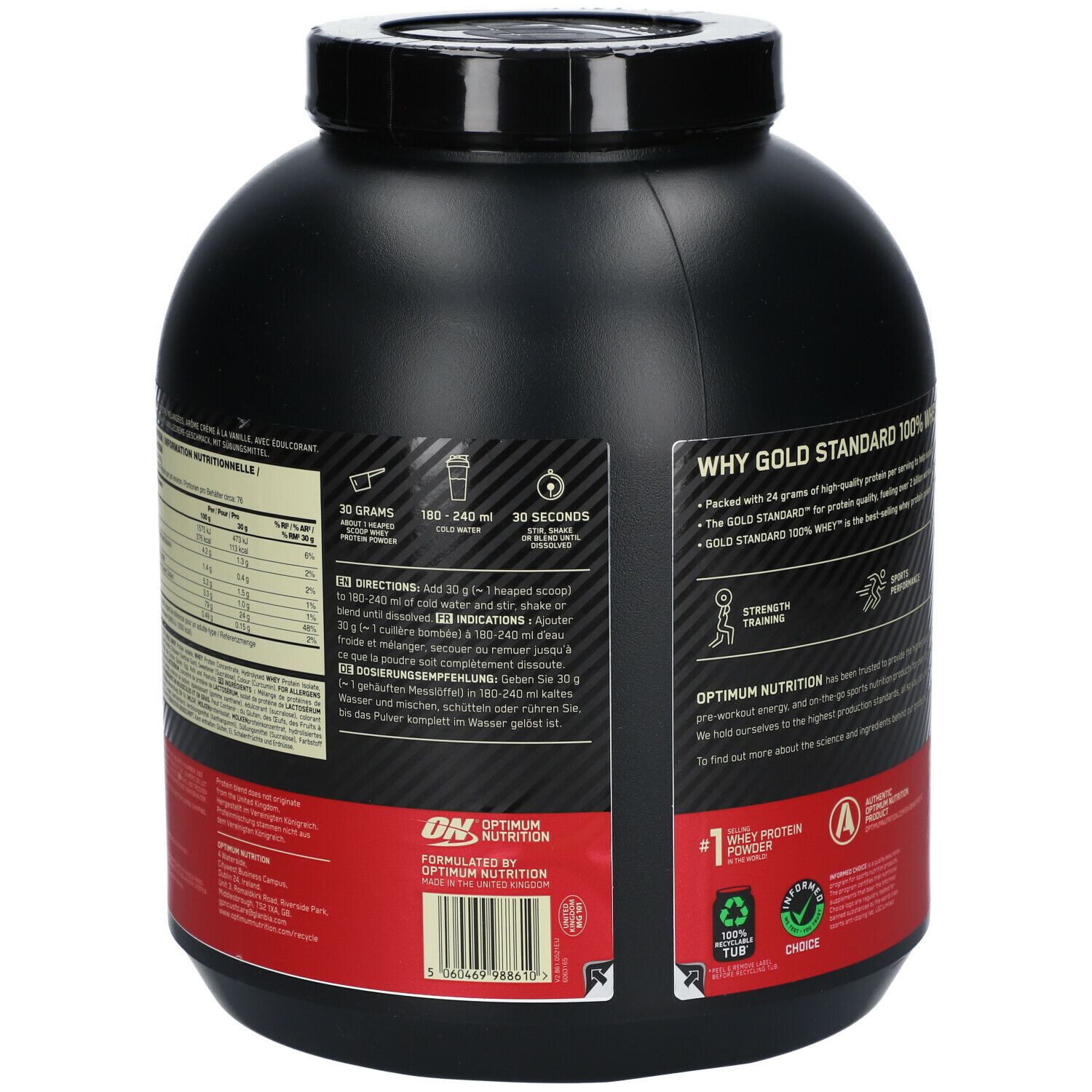 Optimum Nutrition 100% Whey Gold Standard French Vanilla Crème